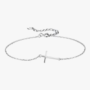 Bracelet Femme Argent avec Croix
