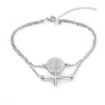 Bracelet Croix Acier Inoxydable
