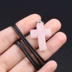 Collier Croix Pierre