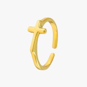 Bague Croix Or Femme