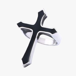 Bague Croix Métal