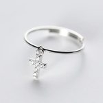 Bague Croix Pendentif