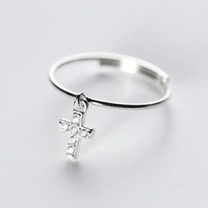 Bague Croix Pendentif