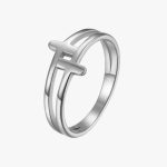Bague Double Croix