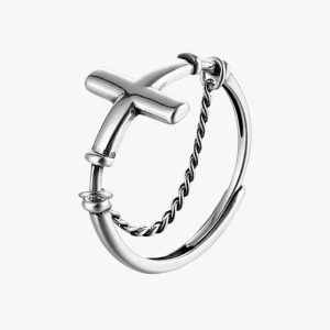 Bague Gothique Croix
