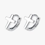 boucle-oreille-croix-creoles-argent