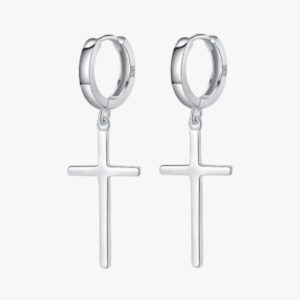 Boucle d'Oreille Croix de Jésus