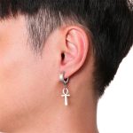 Boucles d’Oreilles Croix Ankh - Argent