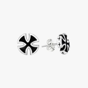 Boucles d'Oreilles Croix de Malte