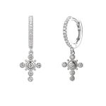 Boucles d'Oreilles Croix Vintage