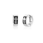 boucles-doreilles-homme-croix-en-argent-522 Boucles d’Oreilles Homme Croix en Argent - Argent - Boucles