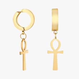 Boucles d’Oreilles Croix Ankh