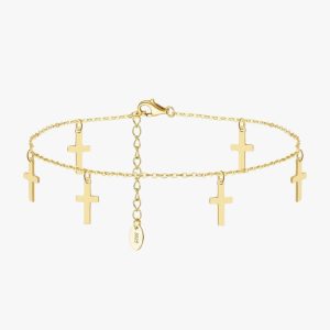 Bracelet Cheville Croix