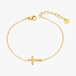 Bracelet Croix Argent pour Femme