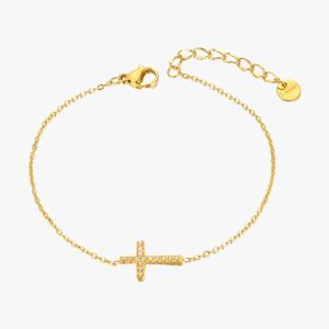Bracelet Croix Argent pour Femme