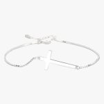Bracelet Croix Or Blanc
