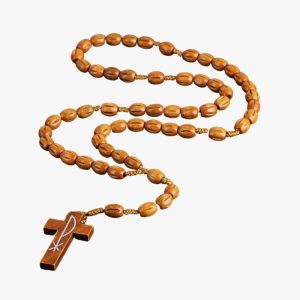 Chapelet en Bois et Corde