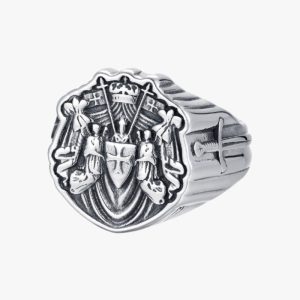 Chevalière Croix des Templiers