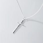 Collier Croix Allongée