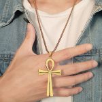 Collier Croix Ankh - Or - Collier