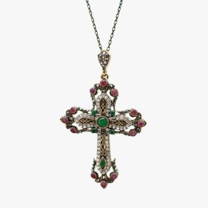 Collier Croix Baroque