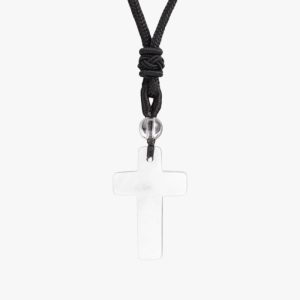 Collier Croix Blanche