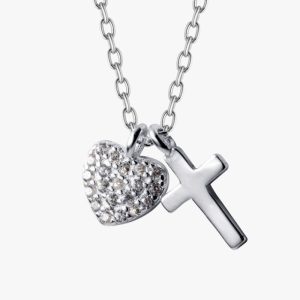 Cœur Collier Croix