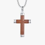 collier-croix-en-bois-argent