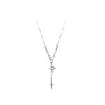 Collier Croix Étoile de Bethléem - Argent - Collier