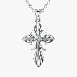 Collier Croix Fantaisie