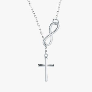 Collier Croix Infini