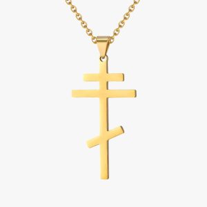Collier Croix Orthodoxe