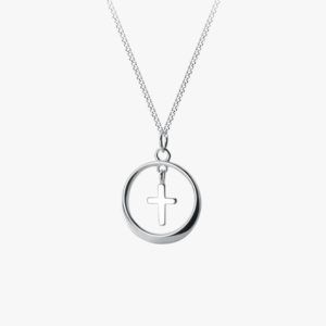 Collier Croix Rond