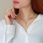 Collier Croix S Steel
