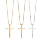 Collier Croix S Steel