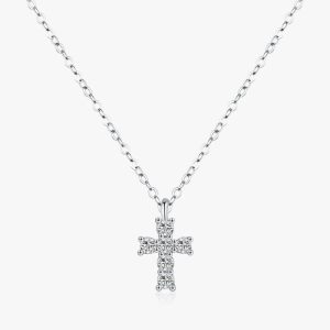 Collier Croix Strass