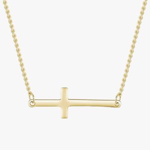 Collier Croix sur le Côté