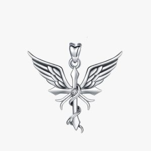 Pendentif Croix Ailée
