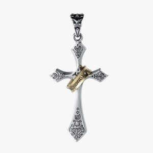 Pendentif Croix Bague