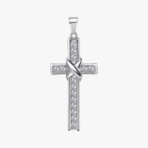 Pendentif Croix Femme Fantaisie