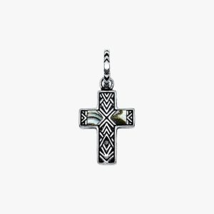 Pendentif Croix Gravée