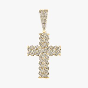Pendentif Croix Moderne