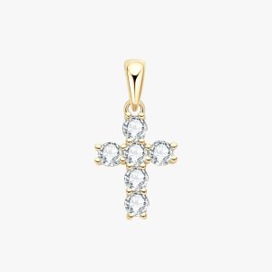 Pendentif Croix Or et Diamant
