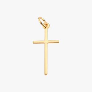 Pendentif Croix Plaqué Or
